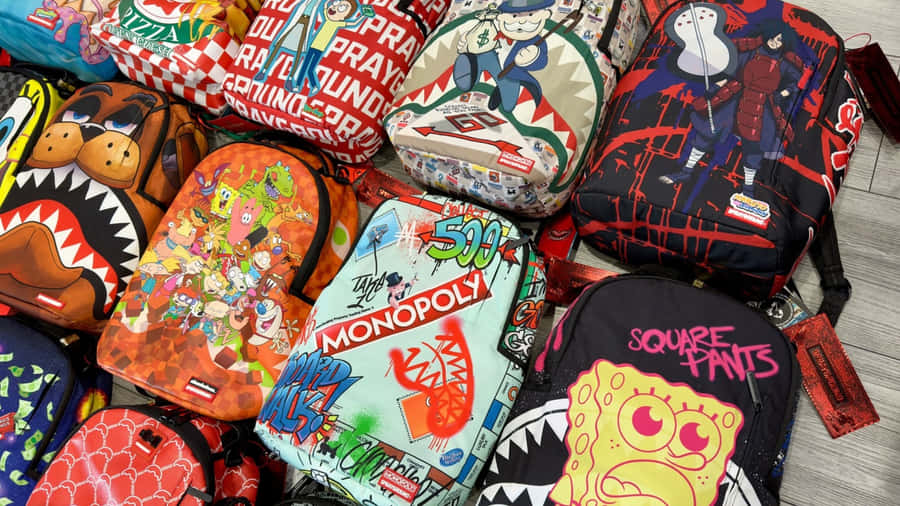 Sprayground Backpack Collection Wallpaper