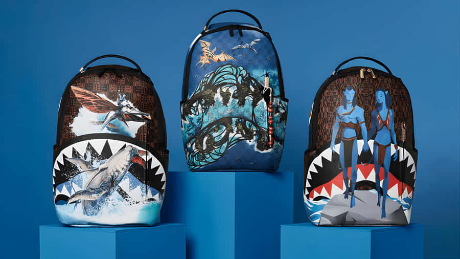 Sprayground Shark Attack Backpacks Wallpaper