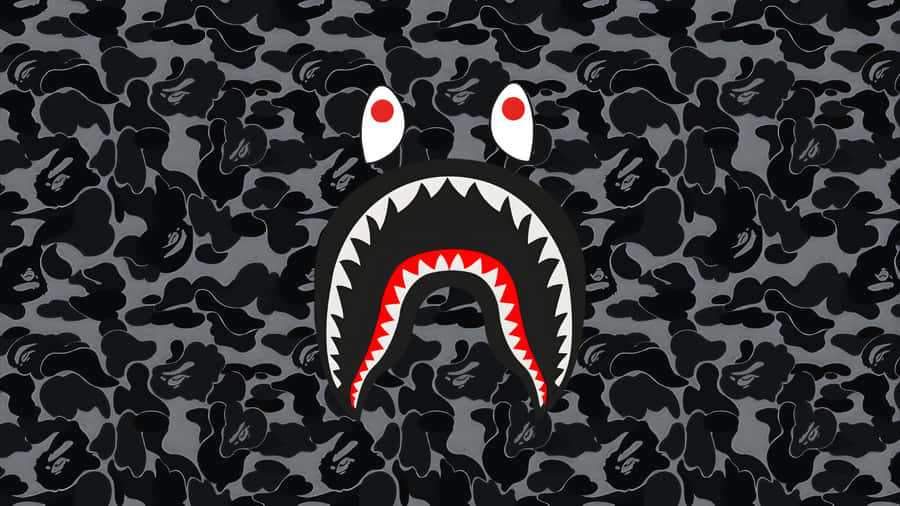 Sprayground Shark Camo Design Wallpaper