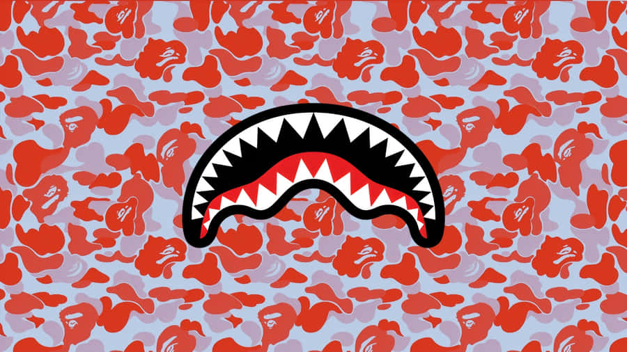 Sprayground Shark Camo Design Wallpaper