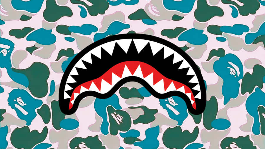 Sprayground Shark Mouth Design Wallpaper
