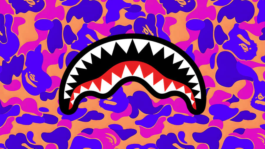 Sprayground Shark Mouth Design Wallpaper