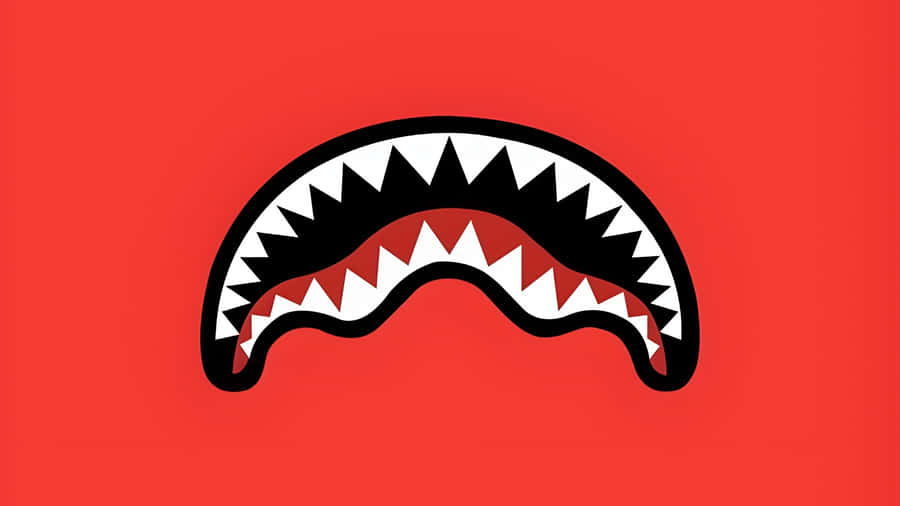 Sprayground Shark Mouth Design Wallpaper