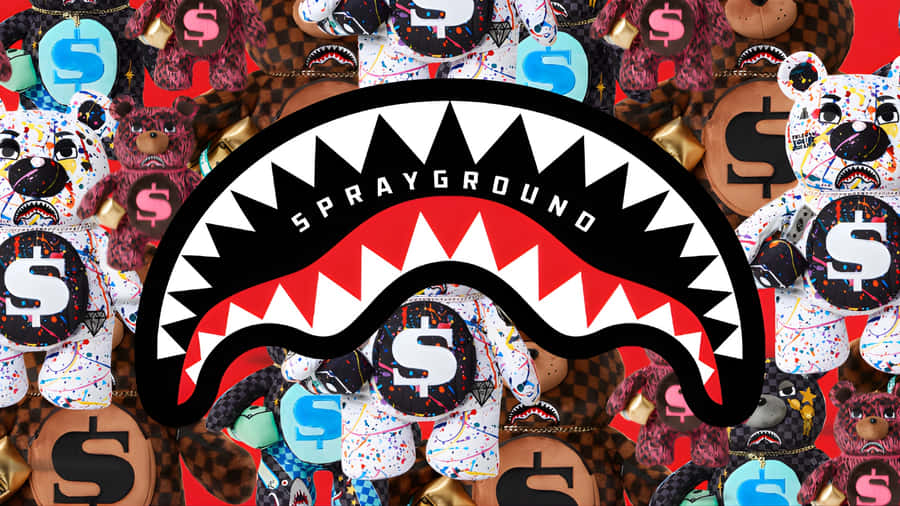 Sprayground Shark Mouth Logo Wallpaper