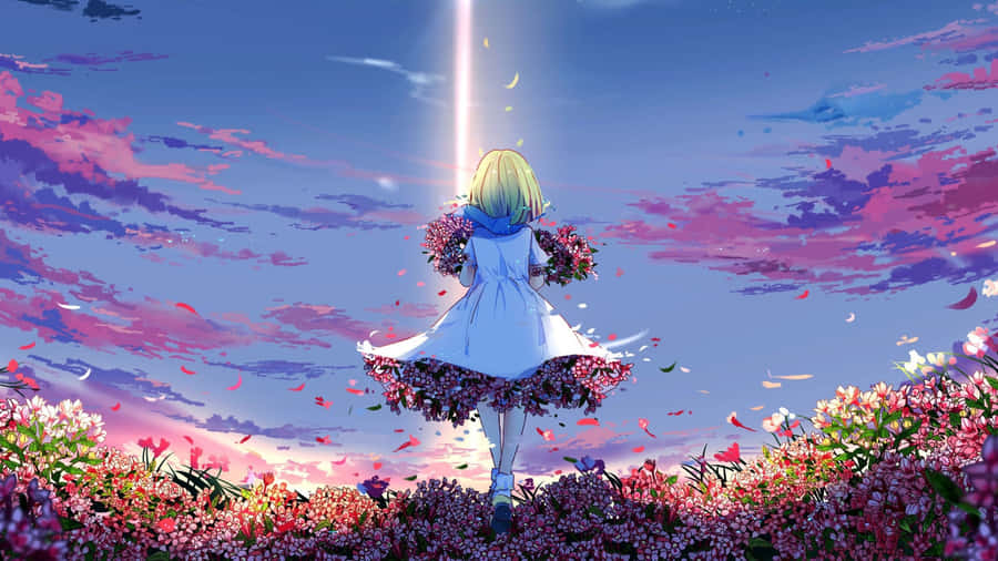 Spring Anime Visual Art Wallpaper