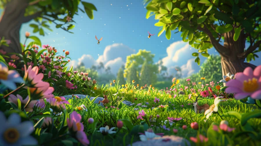 Springtime Blossom Bliss Wallpaper