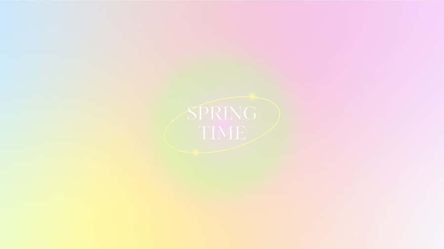 Springtime Pastel Gradient Background Wallpaper
