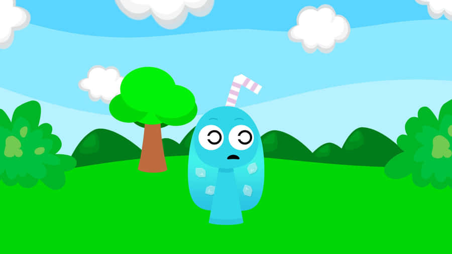 Sprunki Character In Nature Wallpaper