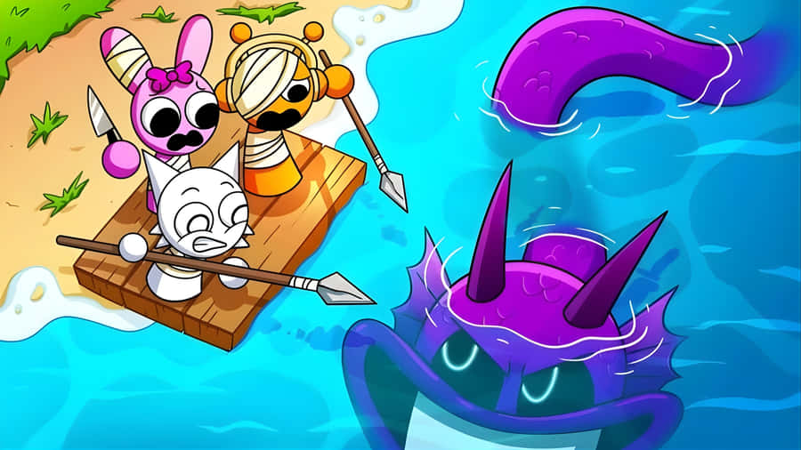 Sprunki Game Adventure Wallpaper