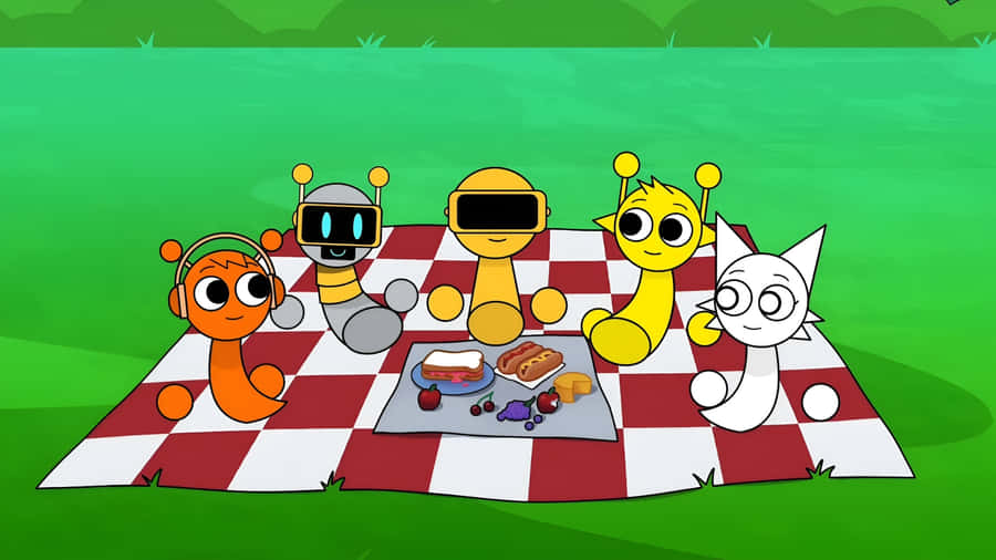 Sprunki Picnic Adventure Wallpaper