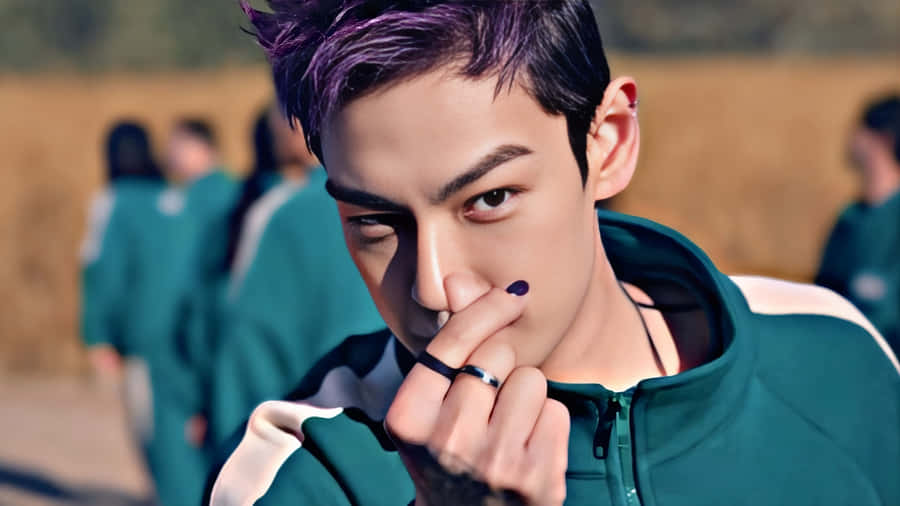 Squid Game Player Gesture Wallpaper