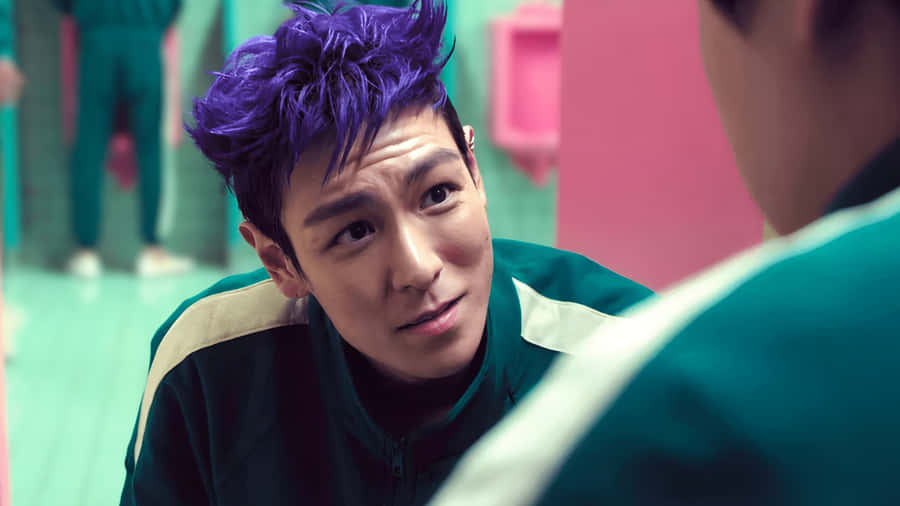 Squid Game Player Interaction Wallpaper