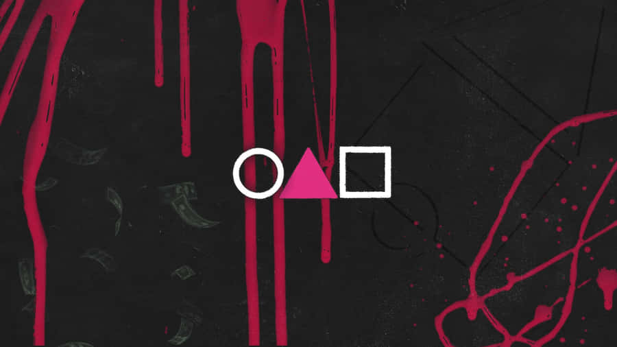 Squid Game Season 2 Symbols Wallpaper