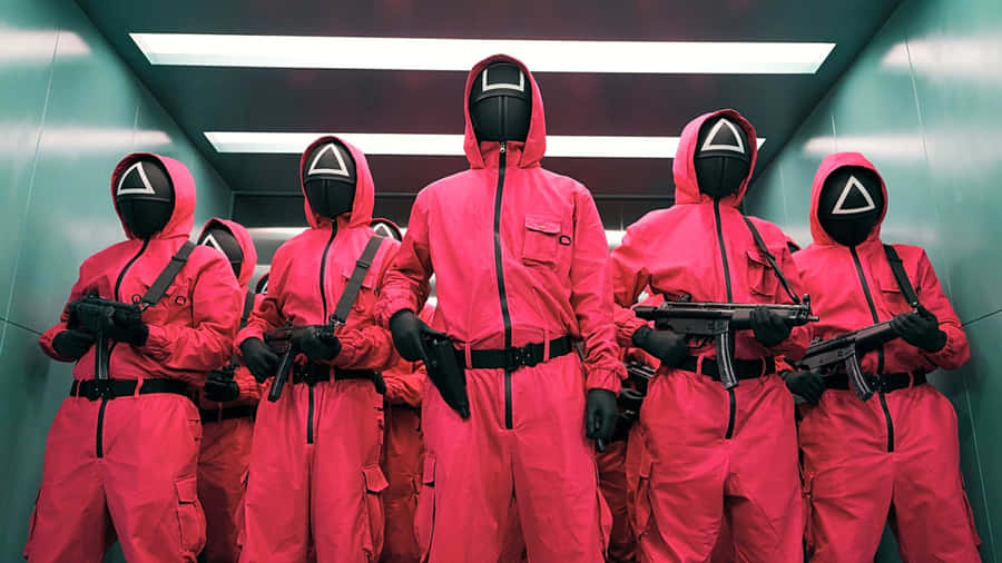 Squid Game Season 3 Guards Wallpaper