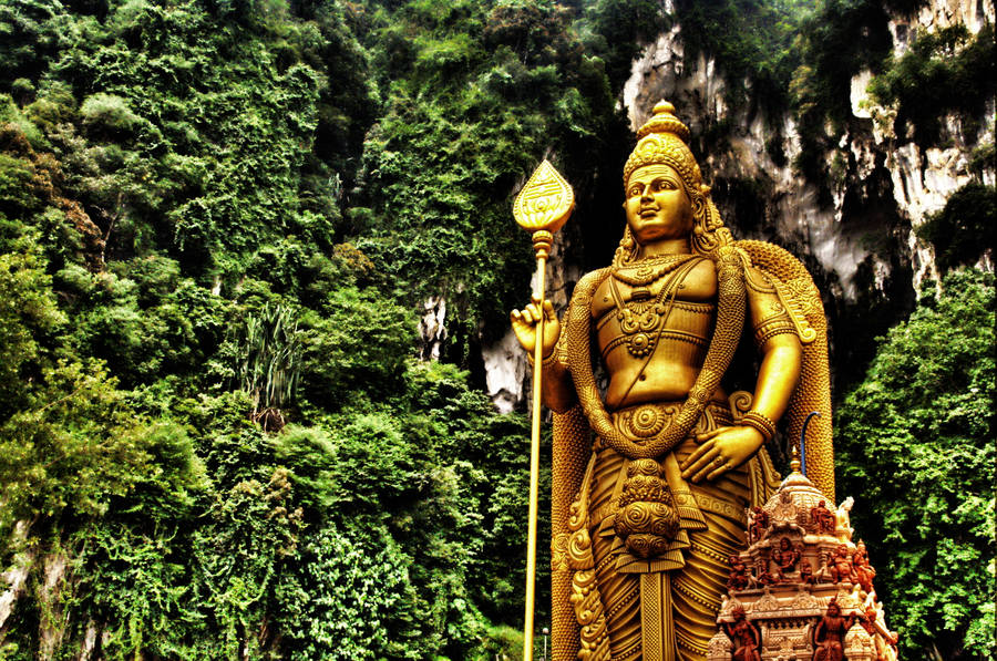 Sri Muruga Statue Malaysia Wallpaper
