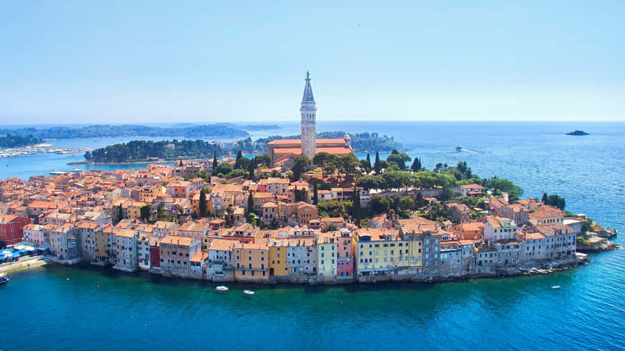 St. Euphemia Church, Croatia's Architectural Gem Wallpaper