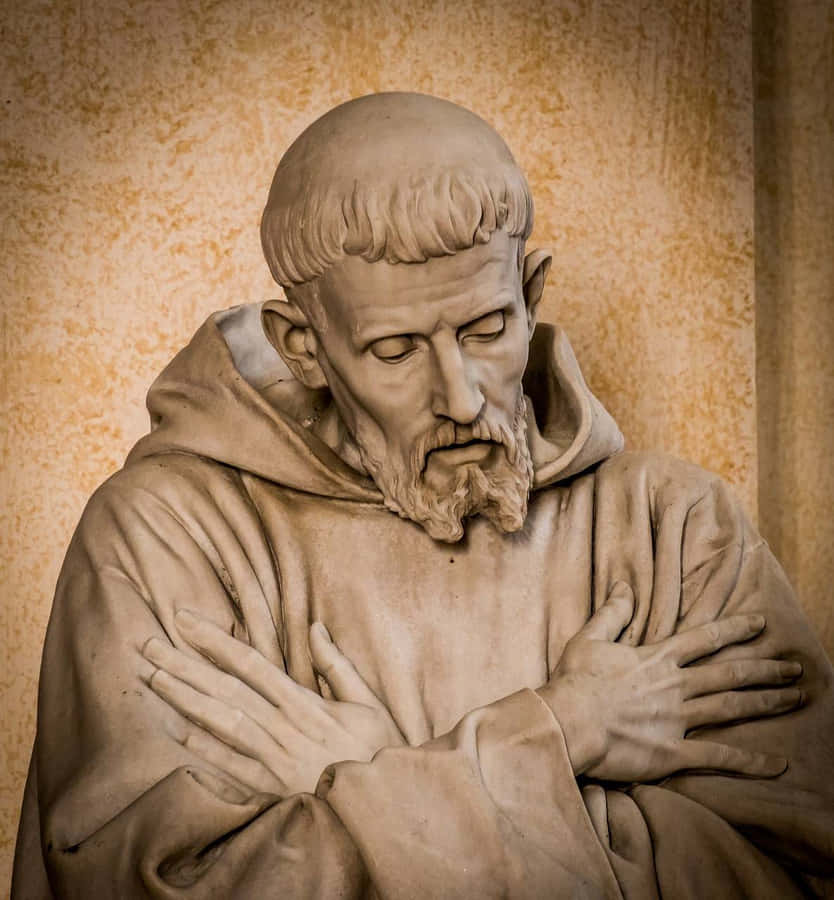 St Francis Of Assisi Statue Wallpaper