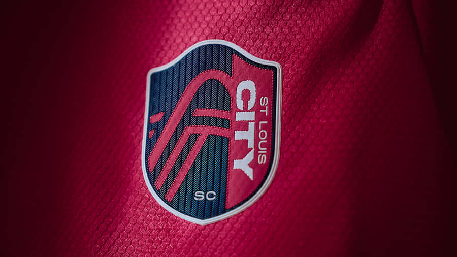 St. Louis City Sc Logo On A Jersey Wallpaper