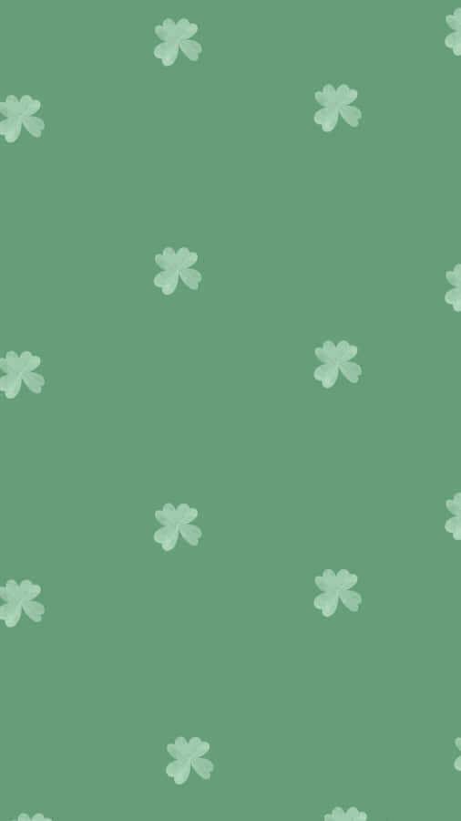 St Patricks Day Shamrock Pattern Wallpaper