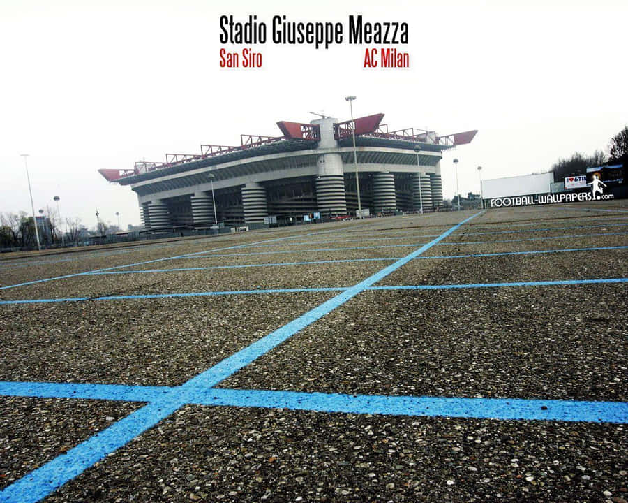 Stadio Giuseppe Meazza San Siro Exterior View Wallpaper