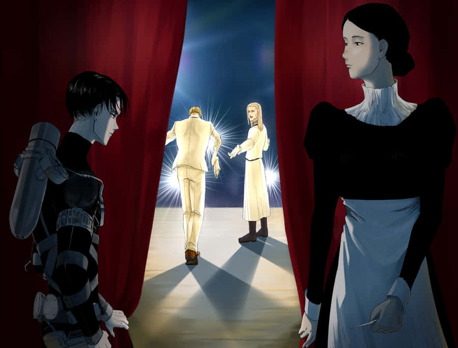 Stage Reveal Anime Scene Wallpaper