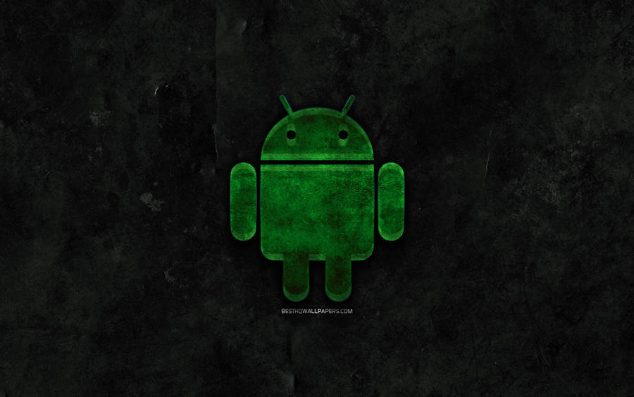 Stained Android Emblem Desktop Wallpaper