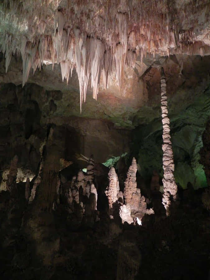 Stalactites Carlsbad Caverns National Park Wallpaper