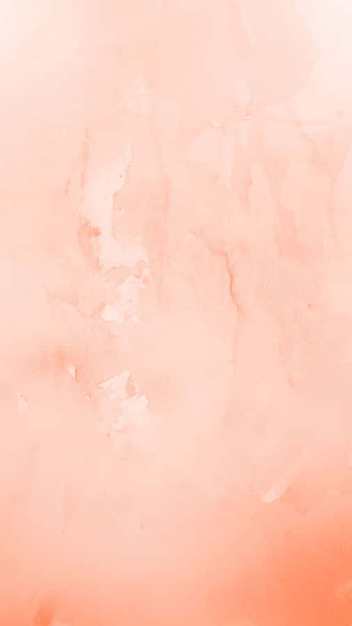 Stand Out With A Vibrant Peach Iphone! Wallpaper