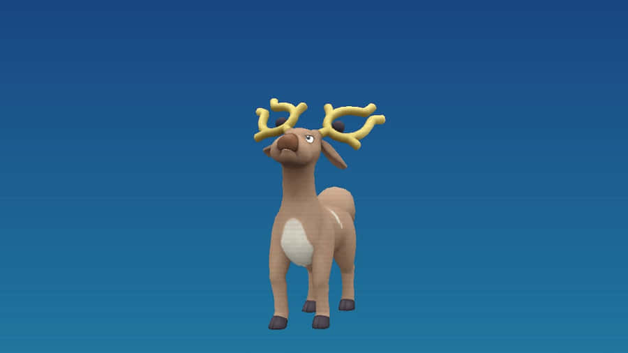 Stantler Looking Up Wallpaper