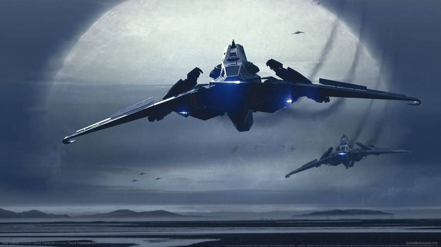 Star Citizen Anvil Hawk Ship Wallpaper