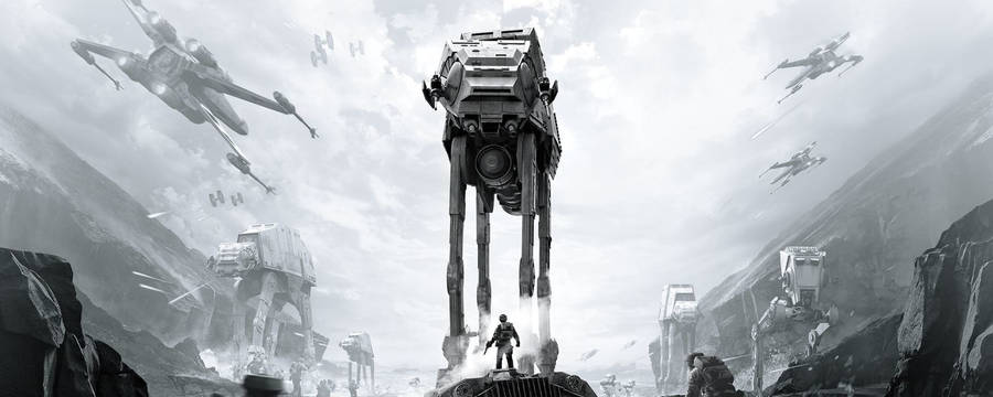 Star Wars Dual Screen Battlefront Wallpaper