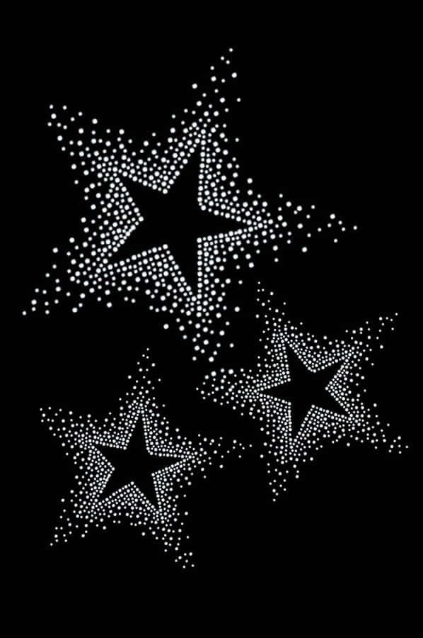 Starry Night Dot Design Wallpaper