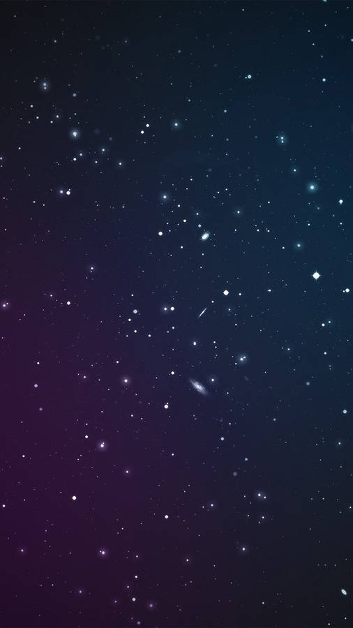Starry Night Sky Smartphone Background Wallpaper