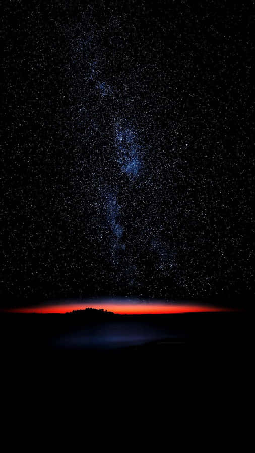 Starry Night Sky Super Amoled Display Wallpaper