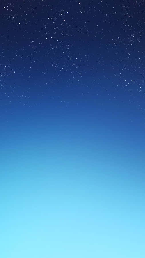 Starry Nightto Blue Ombre Gradient Wallpaper