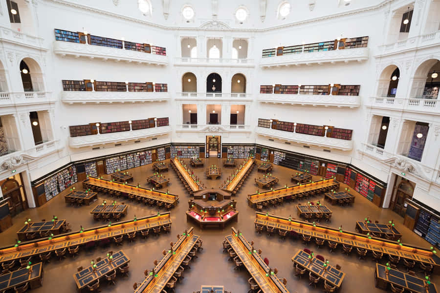 State Library Grand Reading Room Wallpaper