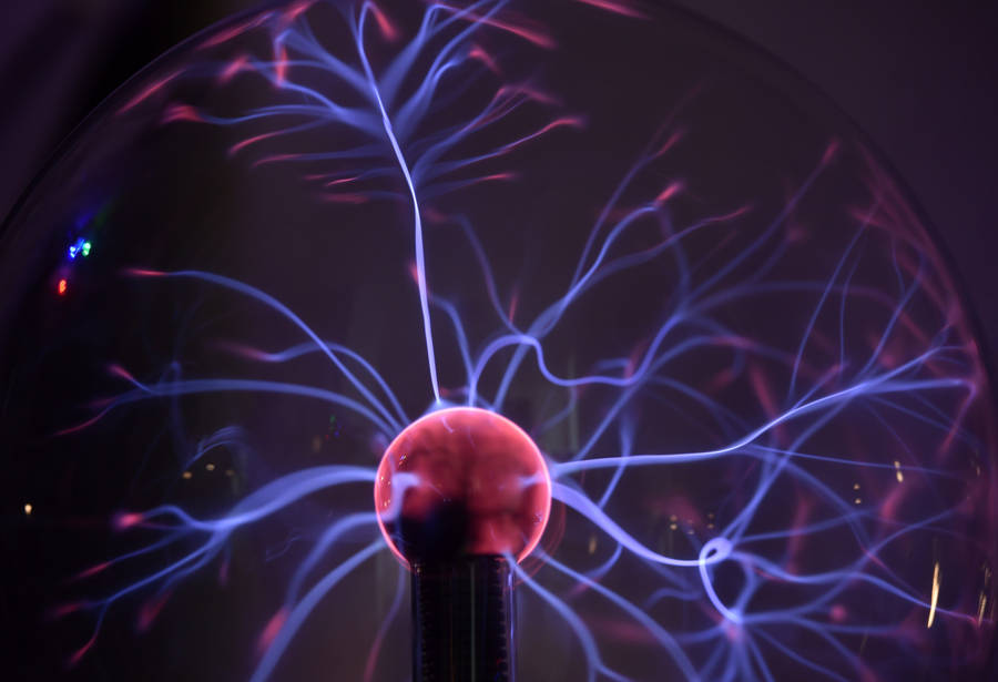 Static Electricity Orb Wallpaper