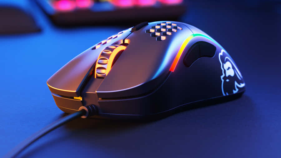 Stay Ahead Of The Competition With A Professional Gaming Mouse Wallpaper