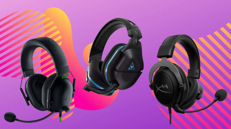 Stay Ahead Of The Competition With Quality Gaming Headsets Wallpaper