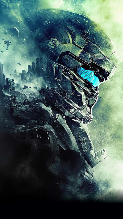 Stay Connected With A Master Chief Phone Wallpaper