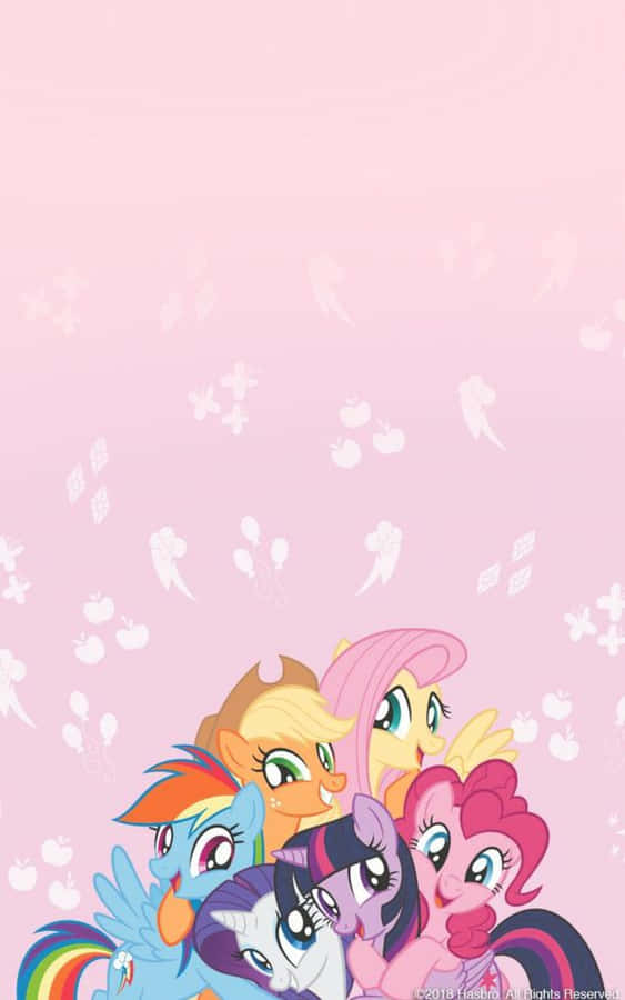 Stay Connected With Your Favorite Ponies From The Mlp Series Using Mlp Phone! Wallpaper