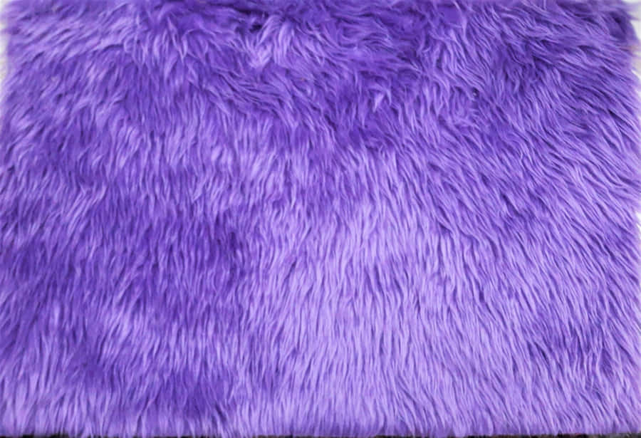Stay Warm In Style With This Plush Purple Faux Fur Wallpaper