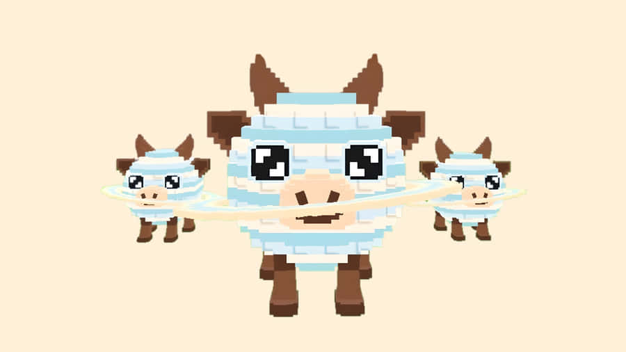 Steal A Brainrot Characters Wallpaper