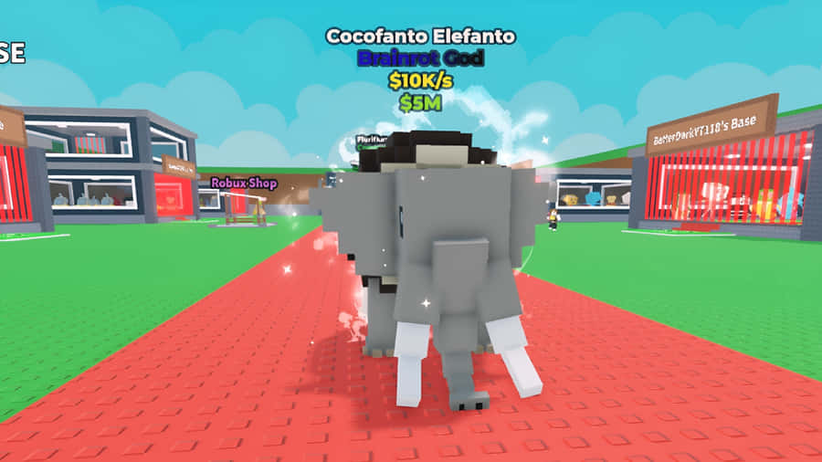 Steal A Brainrot Elephant God Wallpaper