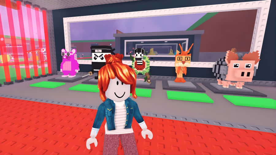 Steal A Brainrot Game Characters Wallpaper