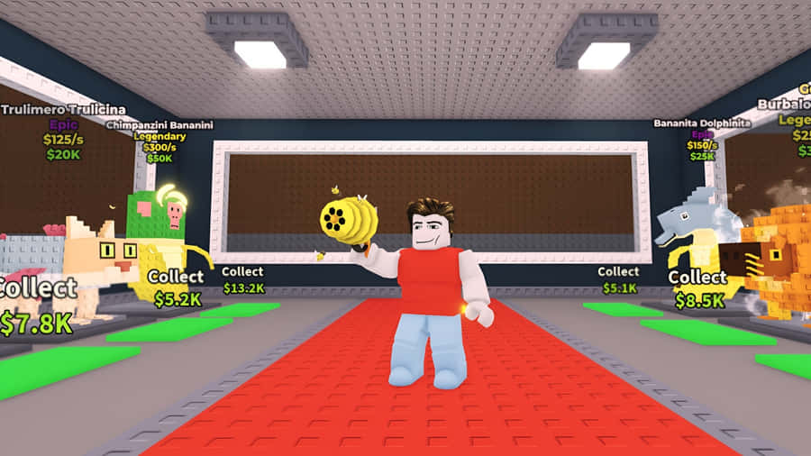 Steal A Brainrot Gameplay Wallpaper