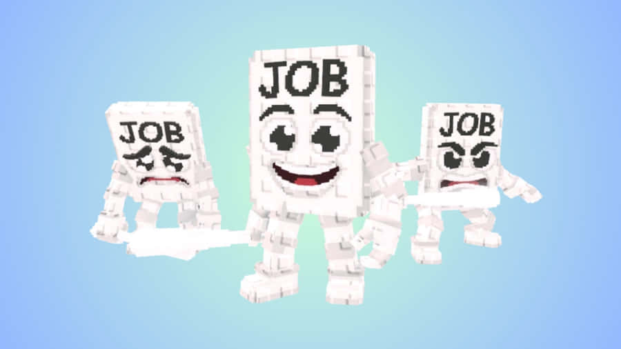 Steal A Brainrot Job Characters Wallpaper