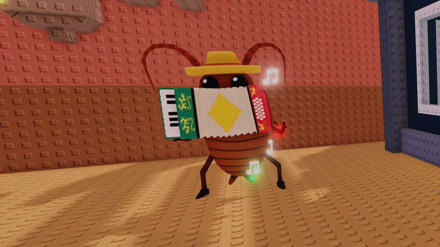 Steal A Brainrot Keyboard Bug Wallpaper