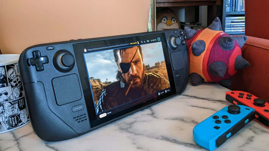 Steam Deck Gaming Session Wallpaper