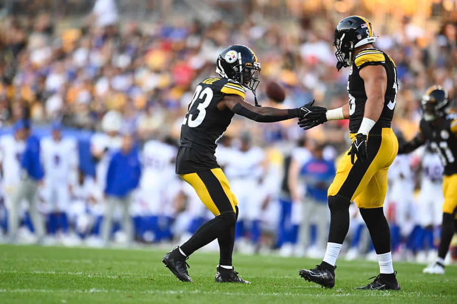 Steelers Handoff Practice Session Wallpaper